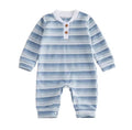 Blue Striped Romper