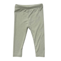 Girls Basic Leggings in Sage