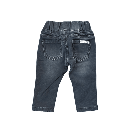 Boys Slim Denim Jeans in Black