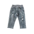 Boys Slim Denim Jeans in Gray