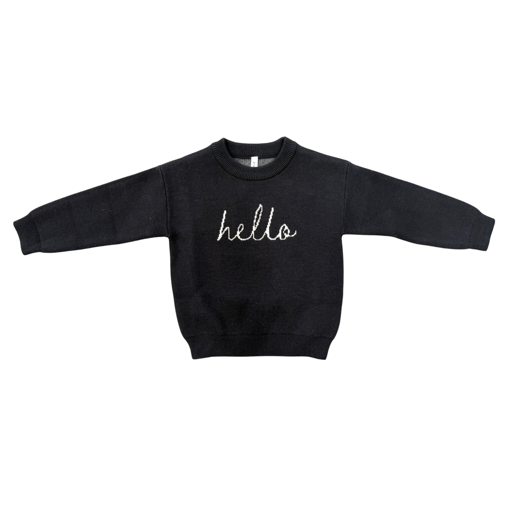 Knit Sweater in Hello