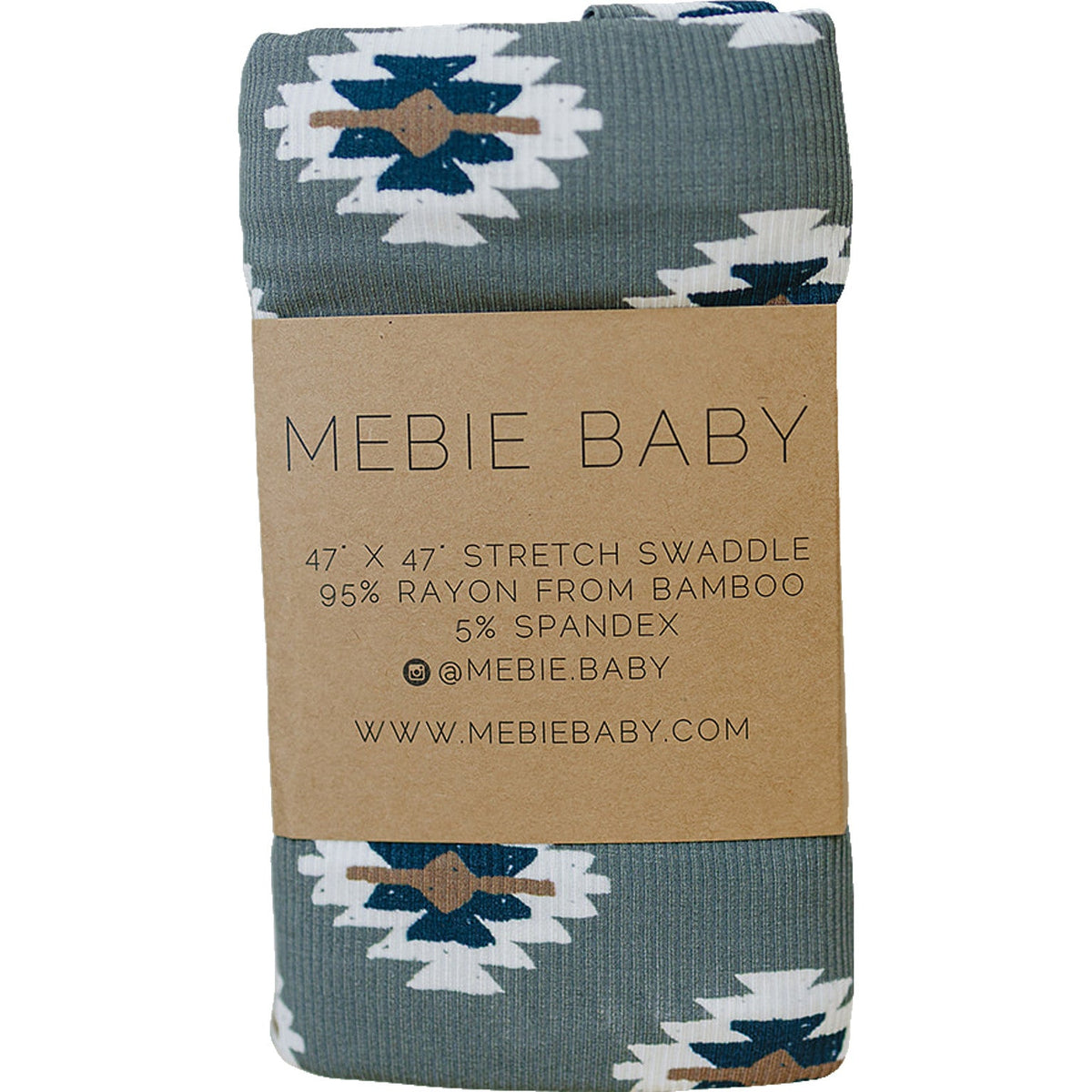 Southwest Aztec Ribbed Bamboo Stretch Swaddle